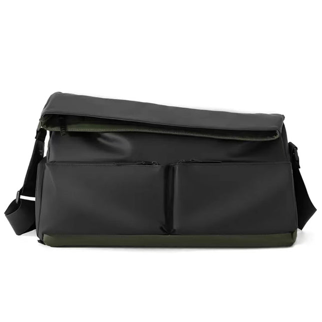 Multifunctional Travel Bag with Dry-Wet Separation - Fitness Business Crossbody, Black.