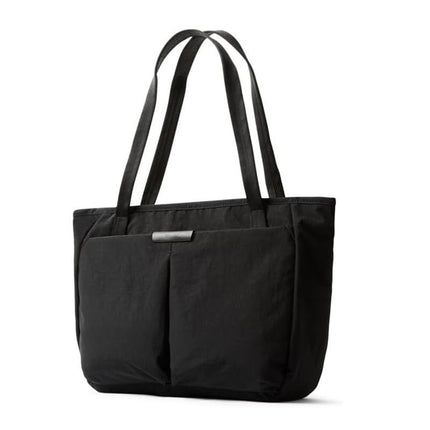 Black Waterproof Women's Tote Shoulder Bag - Large Capacity with 15-Inch Laptop Pocket.