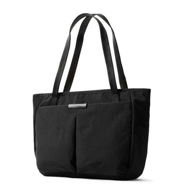 Black Waterproof Women's Tote Shoulder Bag - Large Capacity with 15-Inch Laptop Pocket.