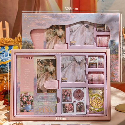 Sea of Essar Vintage Hand Account Gift Box Set - Complete Notebook Kit for Students and Festivals.