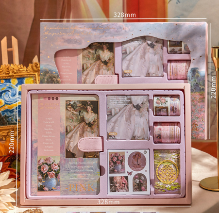 Sea of Essar Vintage Hand Account Gift Box Set - Complete Notebook Kit for Students and Festivals.