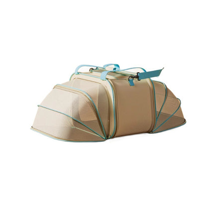 Stylish Portable Pet Backpack - Spacious Pet Carrier with Anti-Stress Design.