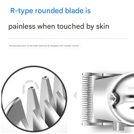 Gold Professional Electric Hair Clipper - Advanced Barber Trimmer.