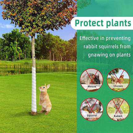 Green 4-Pack Spiral Tree Trunk Protector Guard - Flexible Sapling Bark Shield.