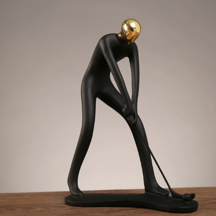 Collectible Sports Figurine Blind Box - Modern Resin Athlete Statue for Home Office Decor.