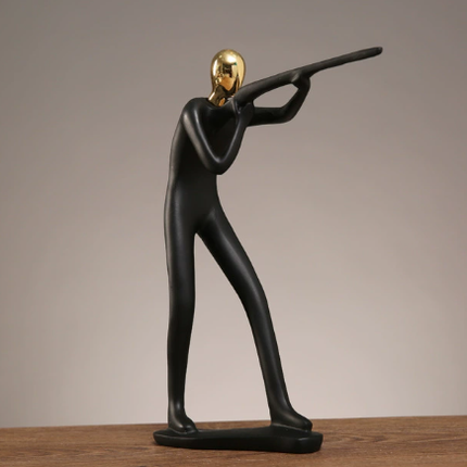 Collectible Sports Figurine Blind Box - Modern Resin Athlete Statue for Home Office Decor.