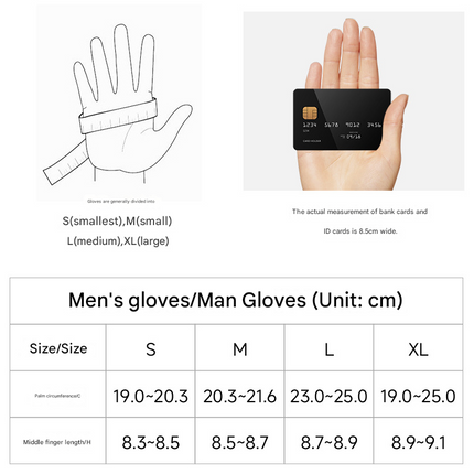 L Brown Premium Men's Genuine Sheepskin Leather Driving & Cycling Gloves.