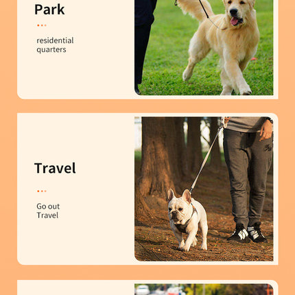Orange and grey Hygienic Portable Dog Pooper Scooper with Integrated Bag Dispenser - Effortless Pet Waste Cleanup.