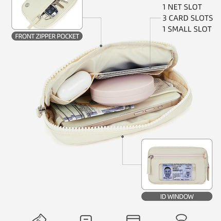 Purple Elegant WESTBRONCO Quilted Phone Bag Wallet.