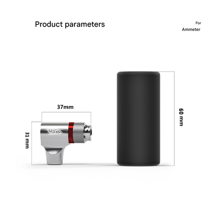 Red Portable CO2 Bike Tire Inflator with Nozzle - Quick Inflation for Road and Mountain Bikes.
