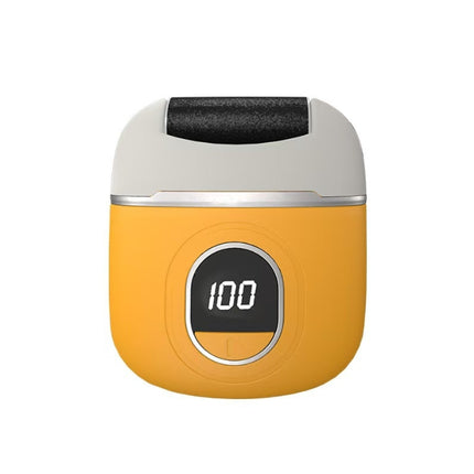 Yellow Smart Digital Electric Foot File - Automatic Dead Skin Remover.