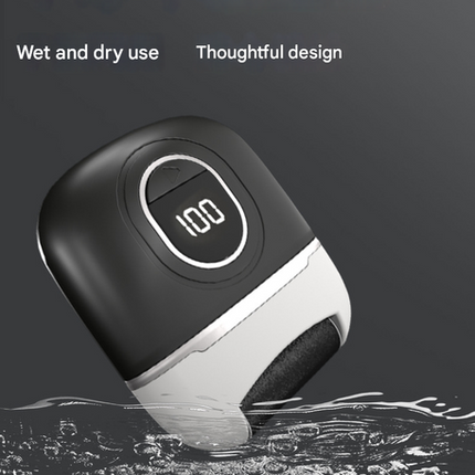 Yellow Smart Digital Electric Foot File - Automatic Dead Skin Remover.