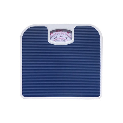 Blue Classic Mechanical Bathroom Scale - Battery-Free Analog Body Weight Scale with Non-Slip Platform.