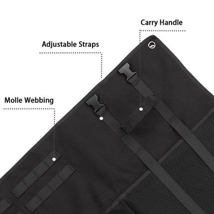 Khaki Portable Tactical Shooting Mat - Lightweight Roll-Up Ground Pad for Outdoor Range & Hunting.