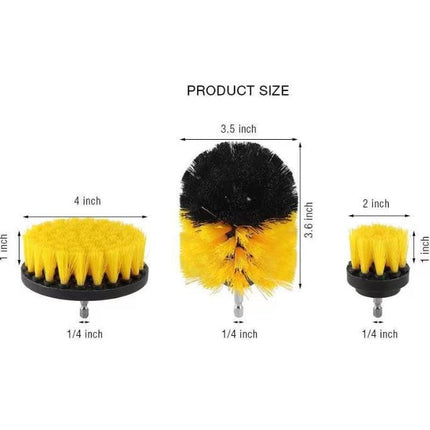 27-Piece set Ultimate Car Detailing Kit - Drill Brush & Polishing Pad Set for Car Interior, Wheels, and Exterior Cleaning.