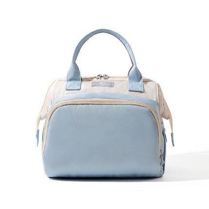 Blue Versatile 3-in-1 Nappy Bag | Convertible Backpack, Tote & Crossbody with Insulated Pockets.