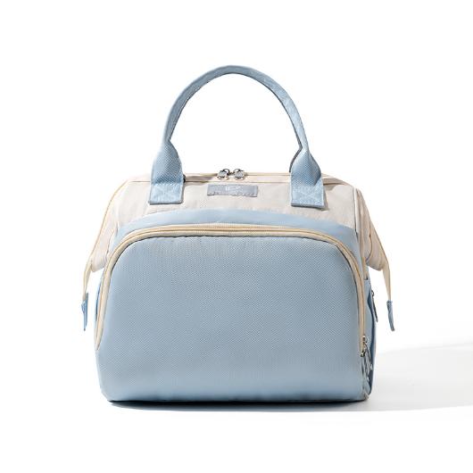 Blue Versatile 3-in-1 Nappy Bag | Convertible Backpack, Tote & Crossbody with Insulated Pockets.