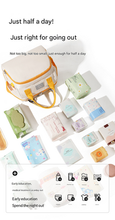 Blue Versatile 3-in-1 Nappy Bag | Convertible Backpack, Tote & Crossbody with Insulated Pockets.