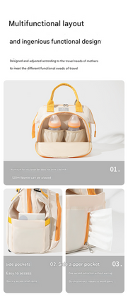 Blue Versatile 3-in-1 Nappy Bag | Convertible Backpack, Tote & Crossbody with Insulated Pockets.