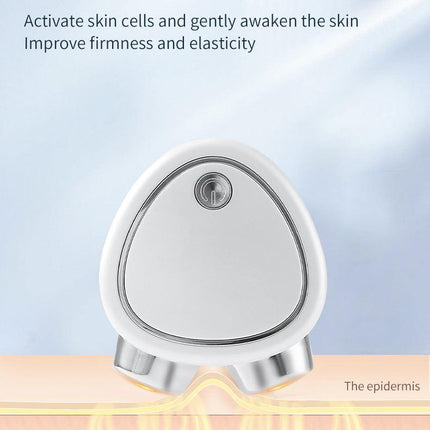 Pink EMS Microcurrent Facial Lifting Massager - Skin Tightening & Sculpting Beauty Tool.