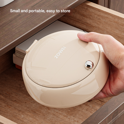 White Modern Portable Sewing Kit - All-in-One Compact Organizer with Magnetic Pin Cushion for Home & Travel.