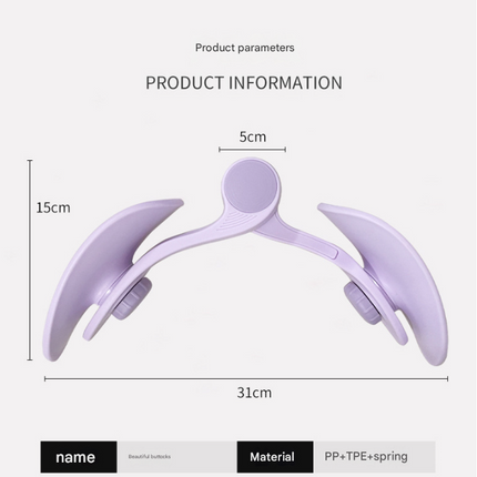 Blue Multi-functional Pelvic Floor Muscle Trainer - Postpartum Recovery and Leg Shaping Device.