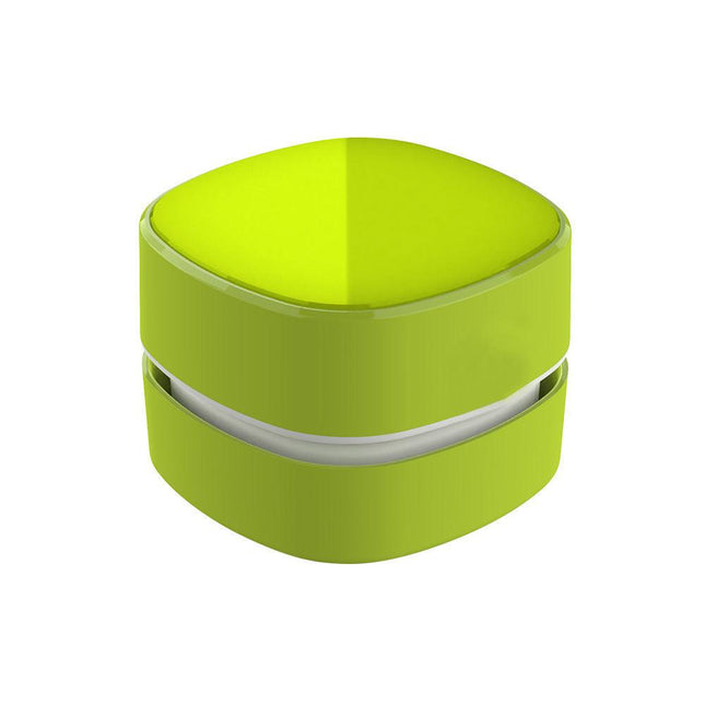 Green Rechargeable Cordless Mini Desktop Vacuum - Portable Handheld Cleaner for Desk, Keyboard, Crumb & Dust.