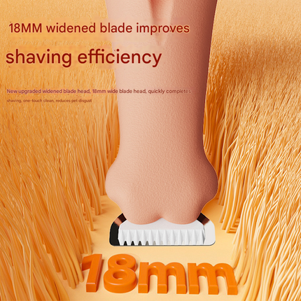 White Precision Pet Paw Trimmer - Waterproof & Rechargeable Grooming Clipper for Dog & Cat Paws, Eyes, and Ears.