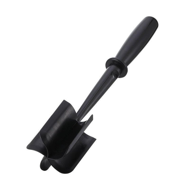 3-pieces Black Premium Heat Resistant Meat Chopper - Ground Meat Masher Utensil for Hamburger & Non-Stick Pans.