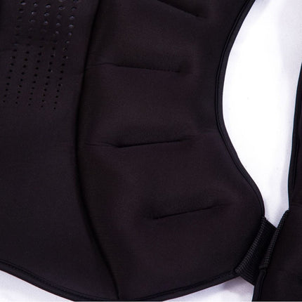 Black Premium Adjustable Weighted Vest for Strength Training, Running, and Cardio Fitness(10KG).