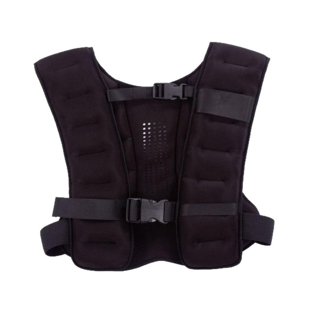 Black Premium Adjustable Weighted Vest for Strength Training, Running, and Cardio Fitness(8KG).