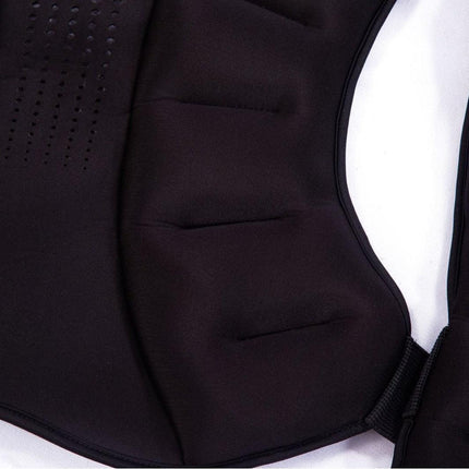 Black Premium Adjustable Weighted Vest for Strength Training, Running, and Cardio Fitness(8KG).