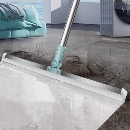 2 PCS Multi-Surface Silicone Squeegee Broom - Extendable & 180 degree Rotatable for Wet/Dry Cleaning(35cm).