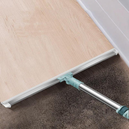 2 PCS Multi-Surface Silicone Squeegee Broom - Extendable & 180 degree Rotatable for Wet/Dry Cleaning(50cm).