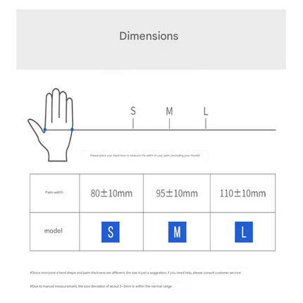 100 Pairs White Premium Disposable Nitrile Gloves - Powder-Free & Extra Durable for Multi-Purpose Use(M).
