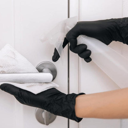 50 Pairs White Premium Disposable Nitrile Gloves - Powder-Free, Latex-Free & High-Elasticity for Multi-Purpose Use(L).