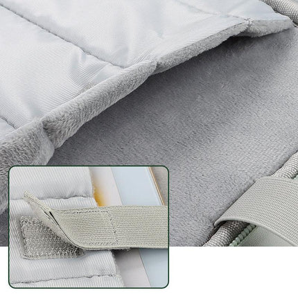 Green 360° Protective Laptop & Tablet Sleeve with Accessory Organizer - Water-Repellent Carrying Case.