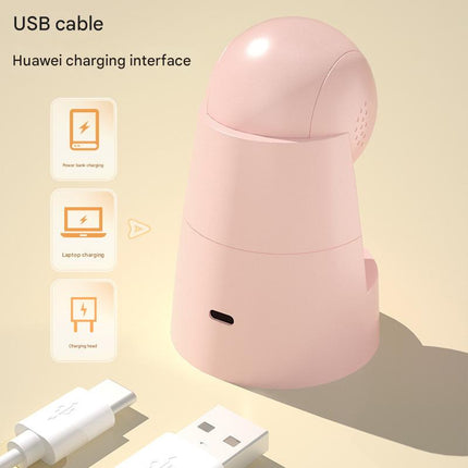 Two Mini Portable UV/LED Nail Lamp - Fast Curing, Adjustable Angle, 60s Timer, USB Rechargeable(white).