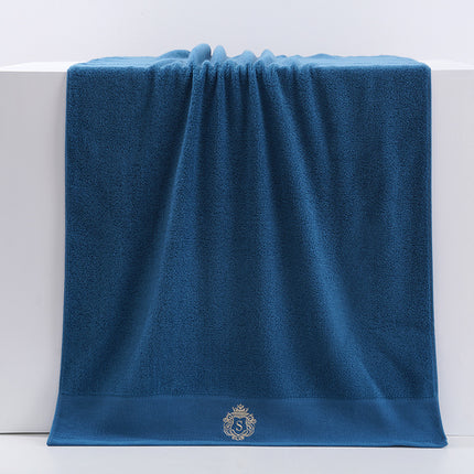 Premium Absorbent Cotton Towel Set - Soft Bath & Hand Towels with Double-Sided Plush(yellow).