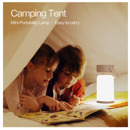Portable LED Outdoor Camping Lantern - USB Rechargeable, 1200mAh Battery, Emergency Light(blue).
