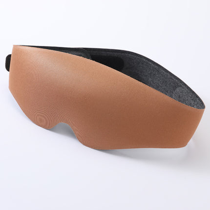 2pcs 3D Contour Blackout Sleep Mask - Ergonomic Eye Mask, Provides Total Darkness and Comfortable Sleep, Adjustable Strap(Champagne).