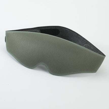 2pcs 3D Contour Blackout Sleep Mask - Ergonomic Eye Mask, Provides Total Darkness and Comfortable Sleep, Adjustable Strap(Military green).