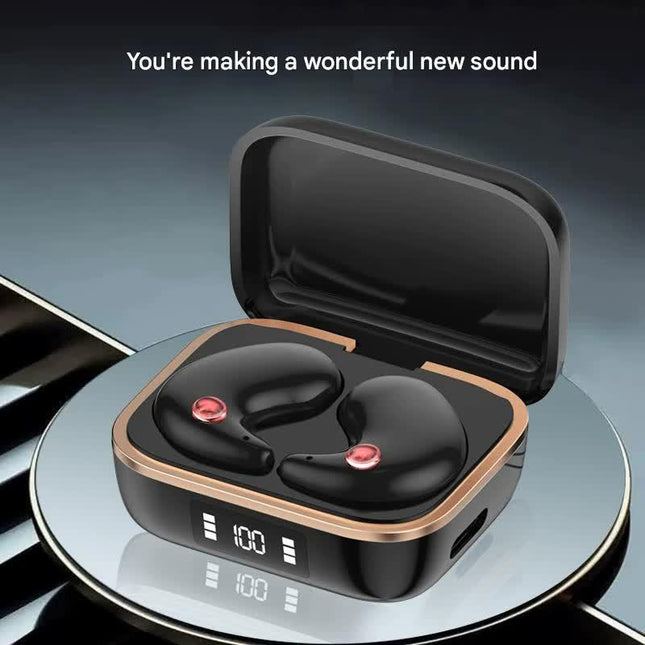 TWS Wireless Earbuds with Wireless Charging Case - Bluetooth 5.3, HiFi Audio, LED Display & Smart Touch Control(white).