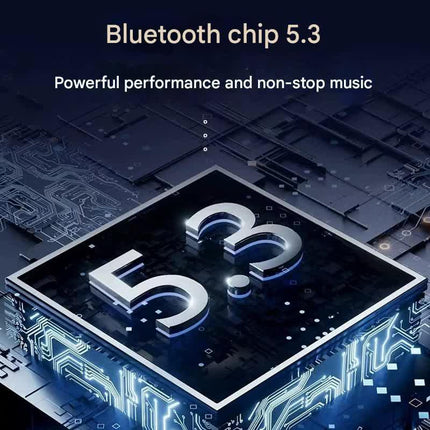 TWS Wireless Earbuds with Wireless Charging Case - Bluetooth 5.3, HiFi Audio, LED Display & Smart Touch Control(white).
