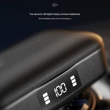 TWS Wireless Earbuds with Wireless Charging Case - Bluetooth 5.3, HiFi Audio, LED Display & Smart Touch Control(white).