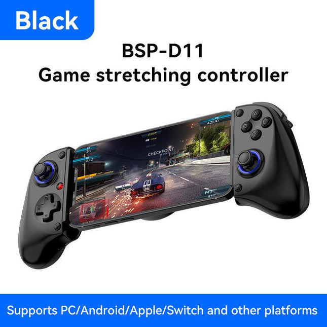 Multi-Platform Telescopic Gaming Controller - Hall Triggers, Esports 3D Joysticks & Macro Programming(white).