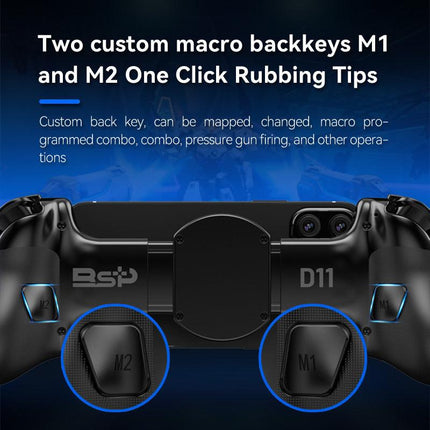 Multi-Platform Telescopic Gaming Controller - Hall Triggers, Esports 3D Joysticks & Macro Programming(White With radiator).