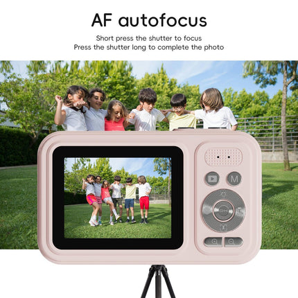 48MP Digital Camera with 16x Zoom & AF Autofocus - Full HD Vlogging Camera for Beginners & Kids(Black).