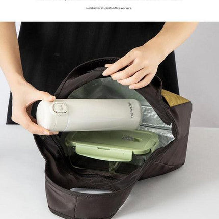 Insulated Lunch Tote Bag - Large Capacity, Multi-Pocket, Waterproof & Stain-Resistant Lining(blue).