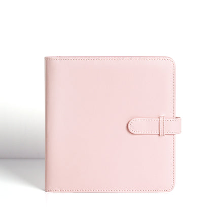 PU Leather Instant Photo Album - Holds 288 Photos, Compatible with Instax Square & Mini Films(pink).